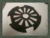 The prepared paper plate