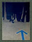 Hangin strips of fabric