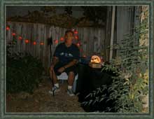 Mike in the candy distribution chair.